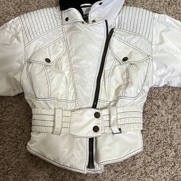 Vintage black and white Ossi ski coat - Picture 7 of 8